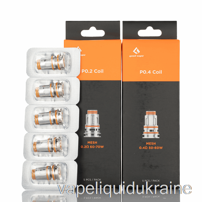 Vape Liquid Ukraine Geek Vape P Replacement Coils 0.5ohm Mesh Coils